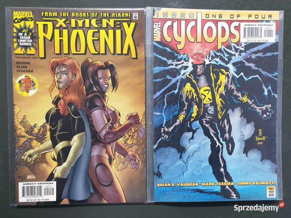 Cyclops Phoenix zestaw 6 oryginalnych komiksów Gdynia
