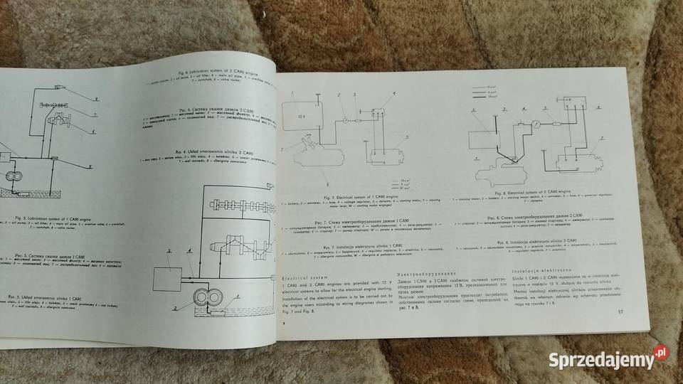 Instrukcja obsługi silnik ANDORIA 1CA90 2CA90 lubelskie sprzedam