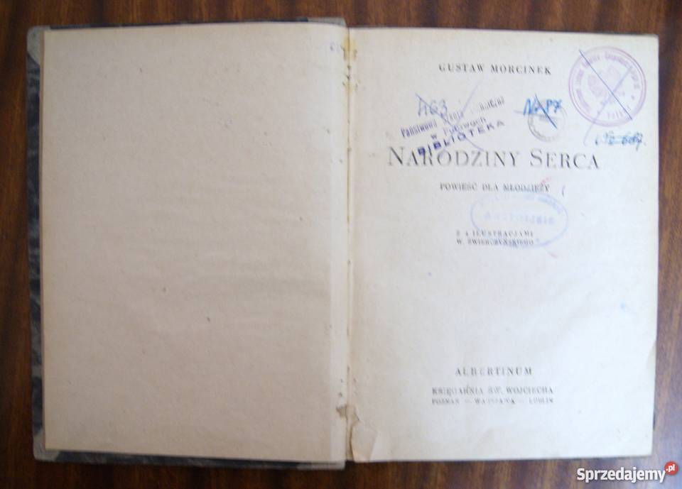 Gustaw Morcinek Narodziny serca lubelskie Parczew sprzedam