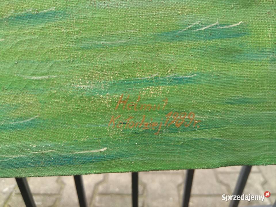 obraz olejny na płótnie Zabrze