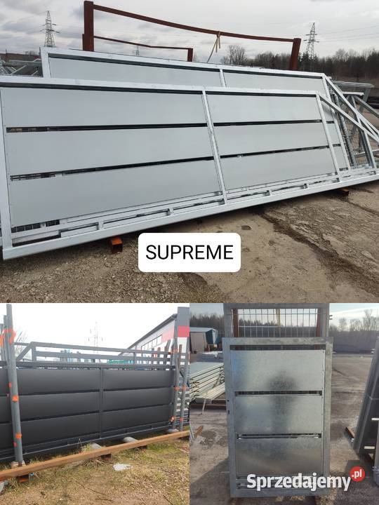 Brama przesuwna SUPREME ocynk ogniowytani Bramy Szczytno