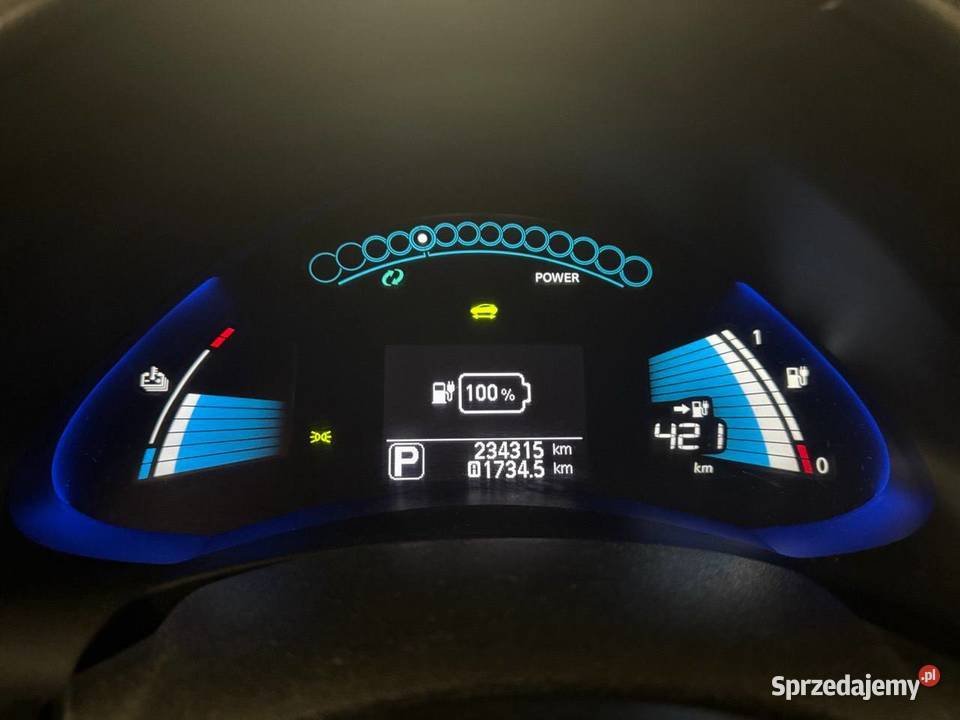 Nissan Leaf Nowa Bateria Bogate wyposażenie dolnośląskie Wrocław