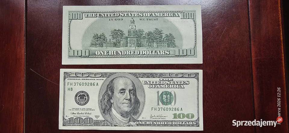 100 dolarów usa Pozostałe Warszawa