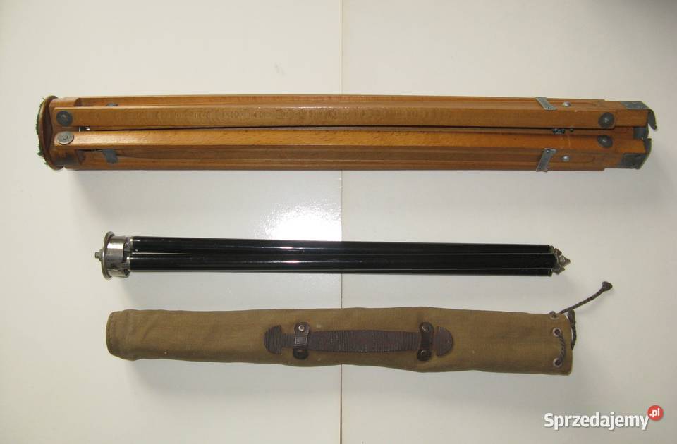 Statyw drewniany i mosiężny Antyki Dąbrowa Górnicza