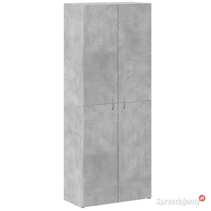 Szafka na dokumenty szarość betonu 60x32x153 Warszawa