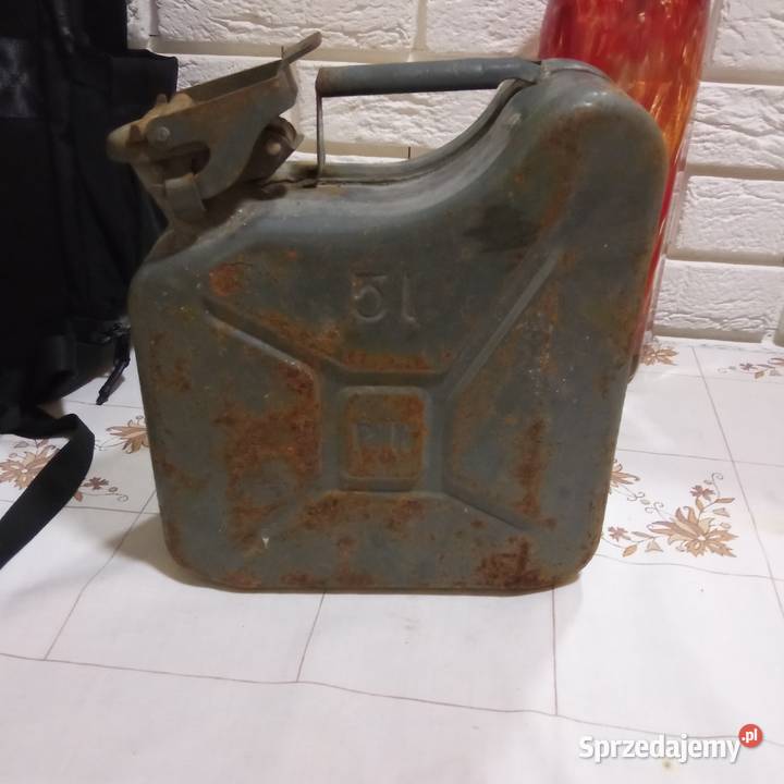 Kanister karnister 5 l metalowy idealny do Pozostałe Szczecin