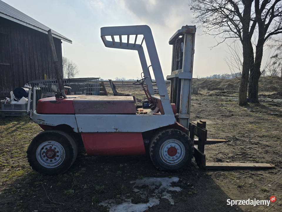 Wózek widłowy LINDE udźwig 6 ton 4 m DEUTZ F6L warmińsko-mazurskie Litwinki