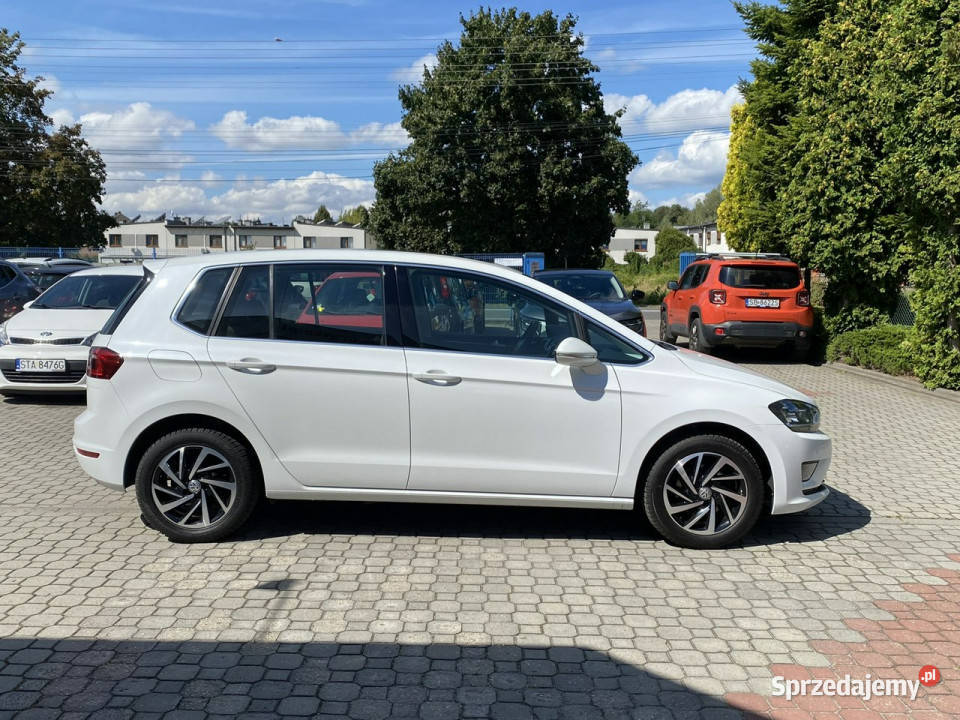 Volkswagen Golf Sportsvan 14 150 Highline Biała szyberdach śląskie Tarnowskie Góry