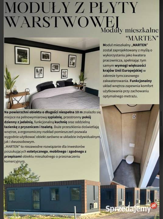 Dom na sprzedaż modułowy 3420zł/m2 Poznań
