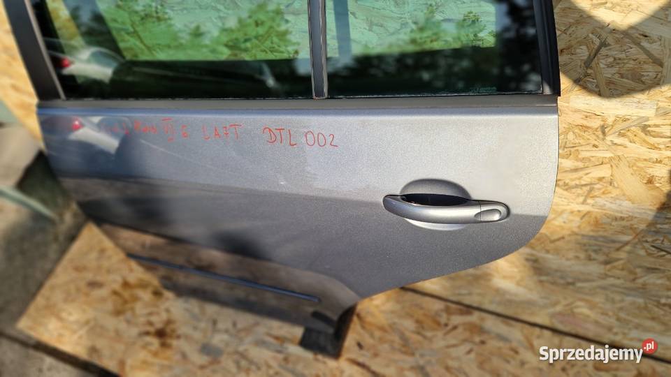 VW GOLF 6 VI PLUS DRZWI TYŁ LEWE LEWA KOD Słowikowo