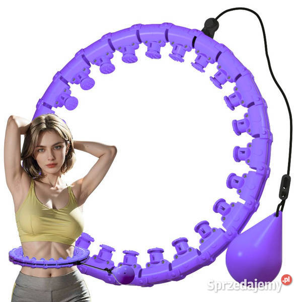 Hula Hoop Z Obciążeniem Fitness 24 Elementy Zawiercie