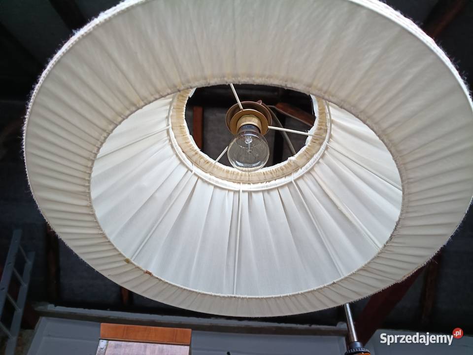 Lampa podłogowa ArtDeco z wbudowanym stolikiem z Suchorzew sprzedam