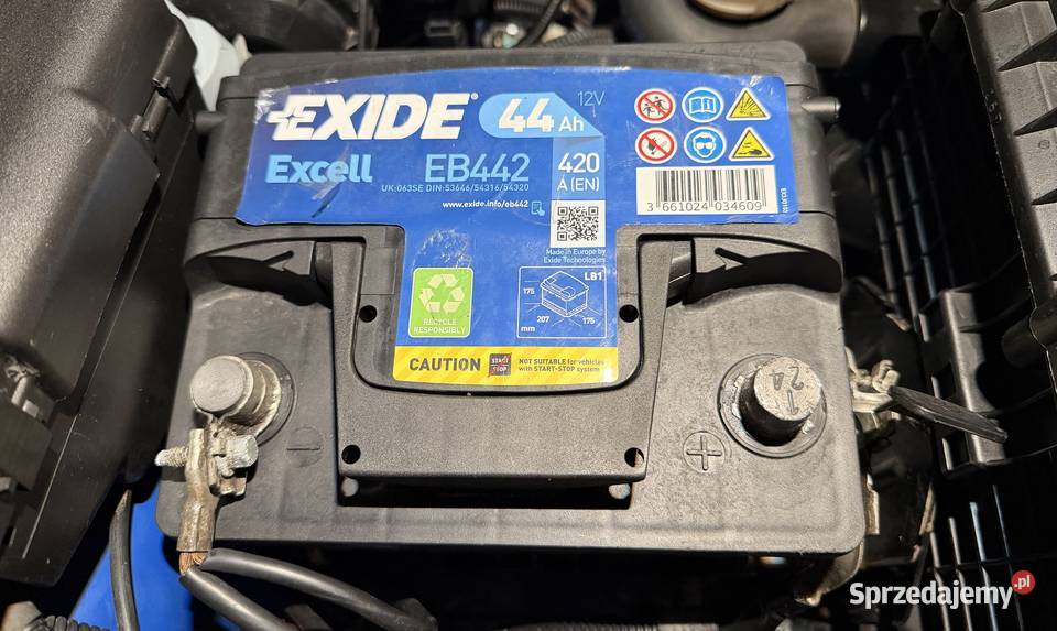 Akumulator exide excell eb442 44ah 420A Częstochowa