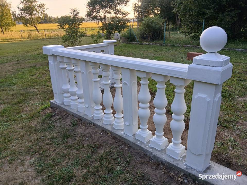 Balustrady betonowe tralkisłupki sprzedam