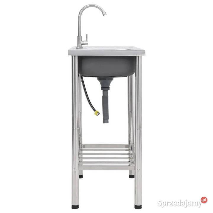 Zlewozmywak kempingowy ze stali nierdzewnej Łódź