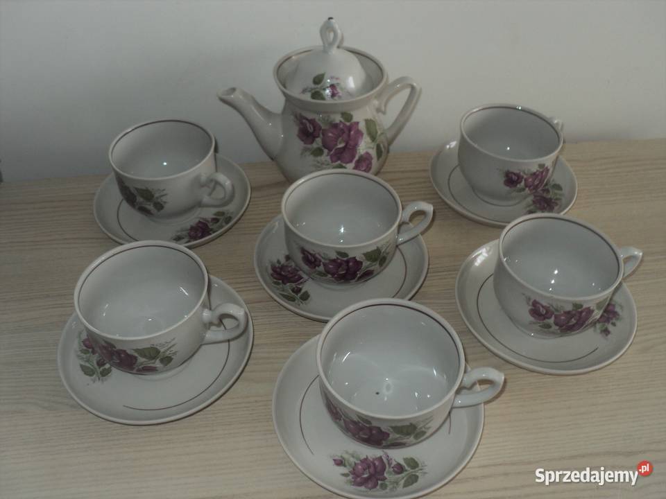 Nowy serwis kawowy 6 dzbanek i cukiernica Ełk