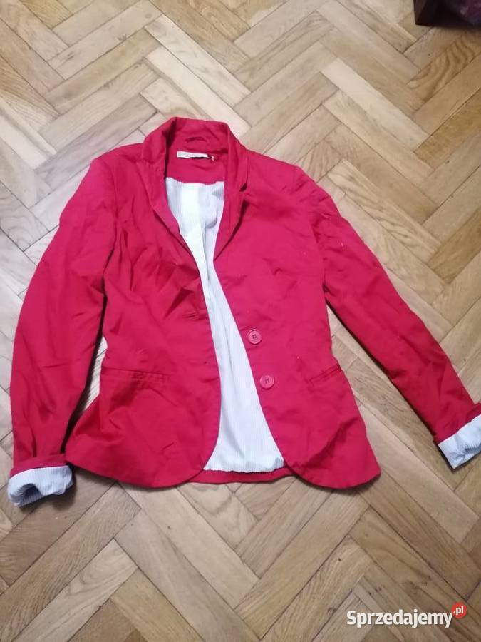 Marynarka rozmiar S czerwony