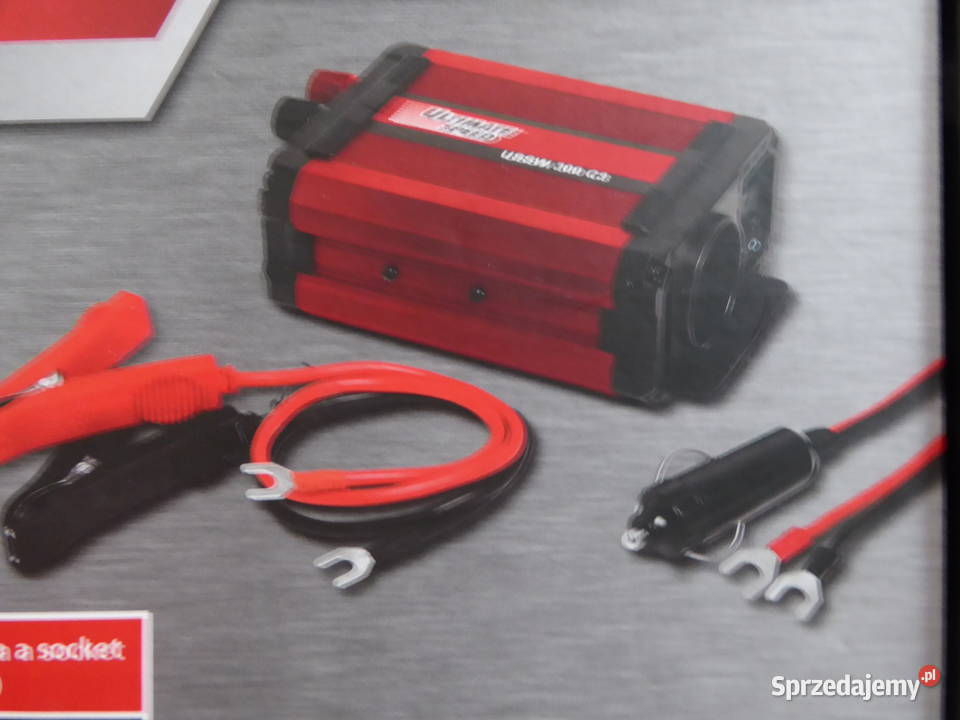 Konwerter samochodowy 12V230V300W ULTIMATE SPEED Olsztyn sprzedam
