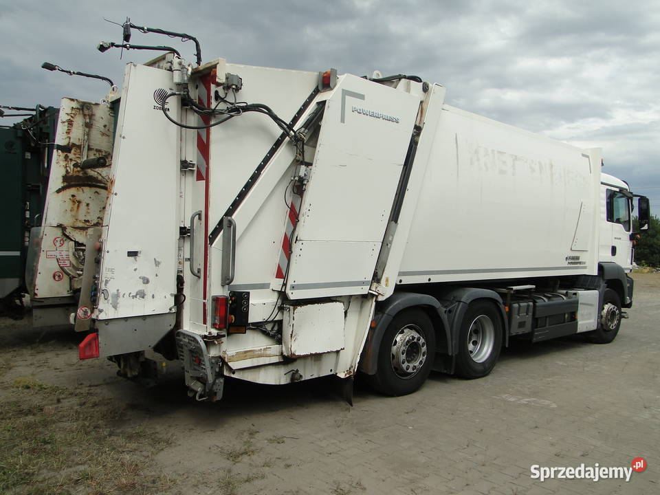 Śmieciarka MAN TGS 26320 Euro 6 pełny VAT mazowieckie Stasi Las