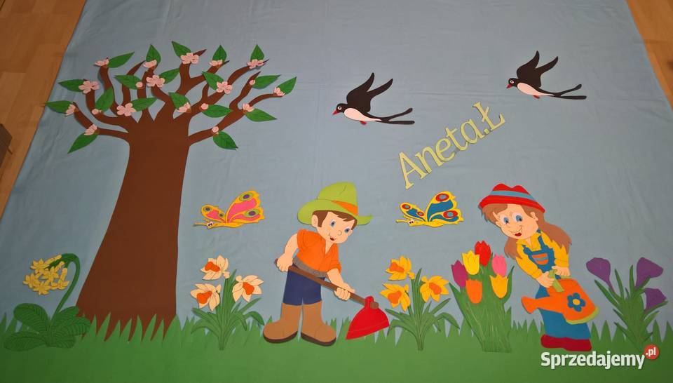 Dekoracje wiosenne z brystolu 504102 444 mazowieckie