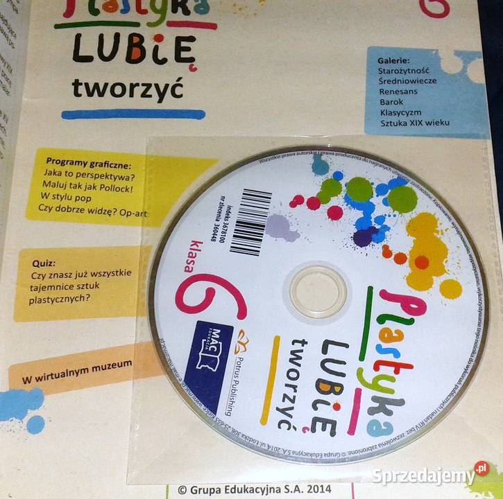 Plastyka Lubię tworzyć kl 6 W Sygut M Kwiecień Rok wydania 2014 lubelskie sprzedam