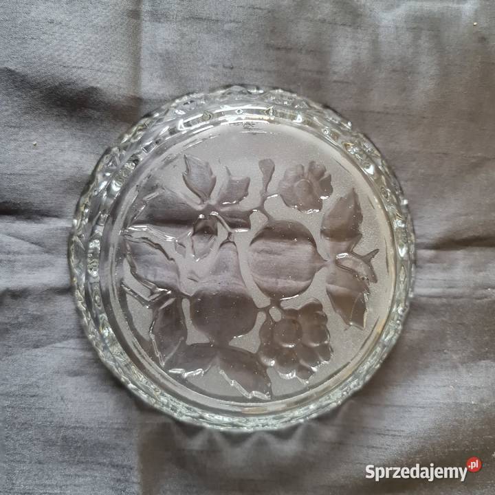 Zestaw salaterek ze szkła bezbarwnego PRL Warszawa sprzedam