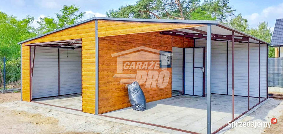 Garaż Blaszany 4x6m Wiata 4x6m Brama Uchylna dolnośląskie Zgorzelec