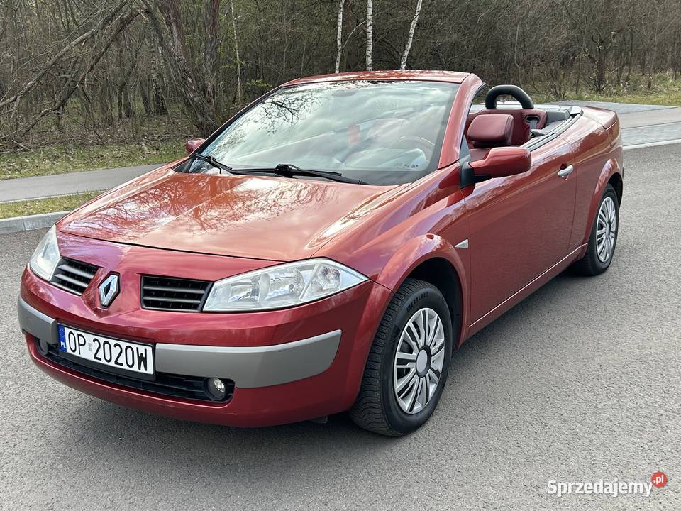 Renault Megane II Cabrio20 bordowy lubelskie Lubartów sprzedam