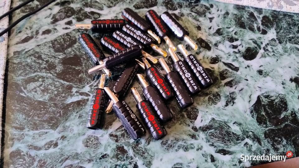 Wtyki Wireworld Silver banana BFA Pszczyna sprzedam