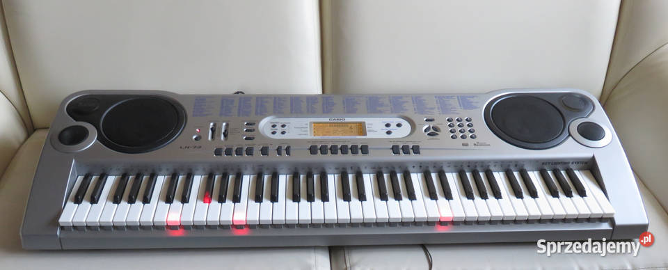 Keyboard CASIO LK73 podświetlane dynamiczne dolnośląskie Lubin