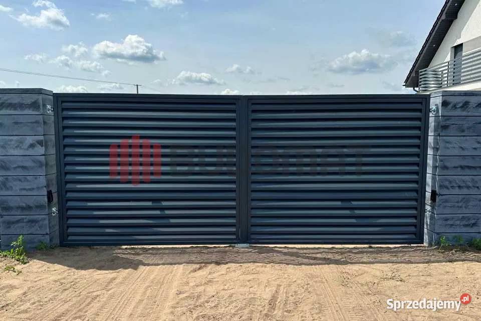 Brama uchylna dwuskrzydłowa wjazdowa na pilota Łabiszyn sprzedam