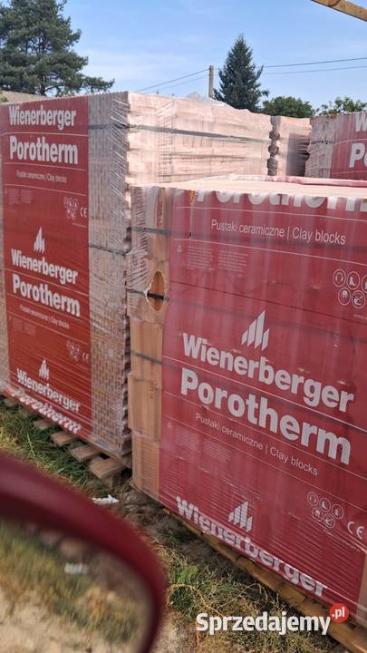 Wienerberger Porotherm 25 PW klasa 15 3 pełne podkarpackie Nowa Dęba sprzedam