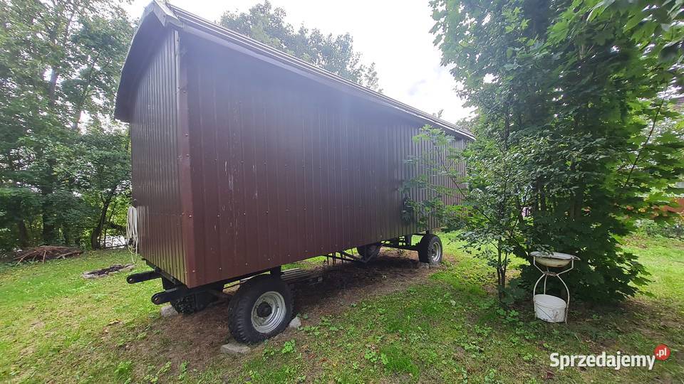 Barakowóz domek na kołach barak kontener Mobilny Brok