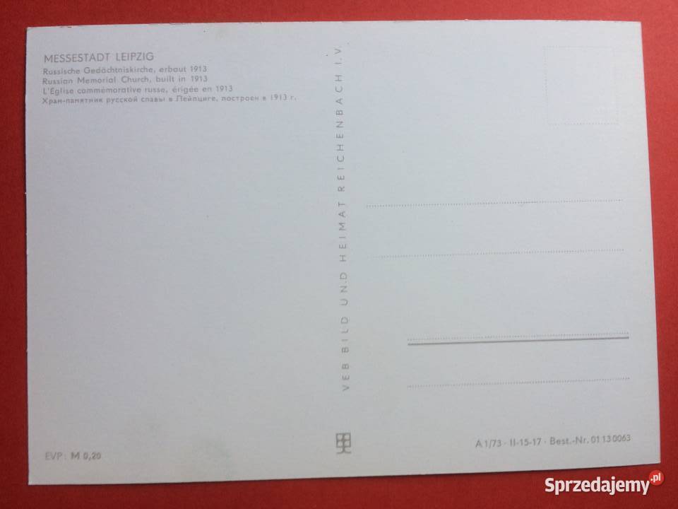 512 Widokówka Messestad Leipzig Szczecin sprzedam