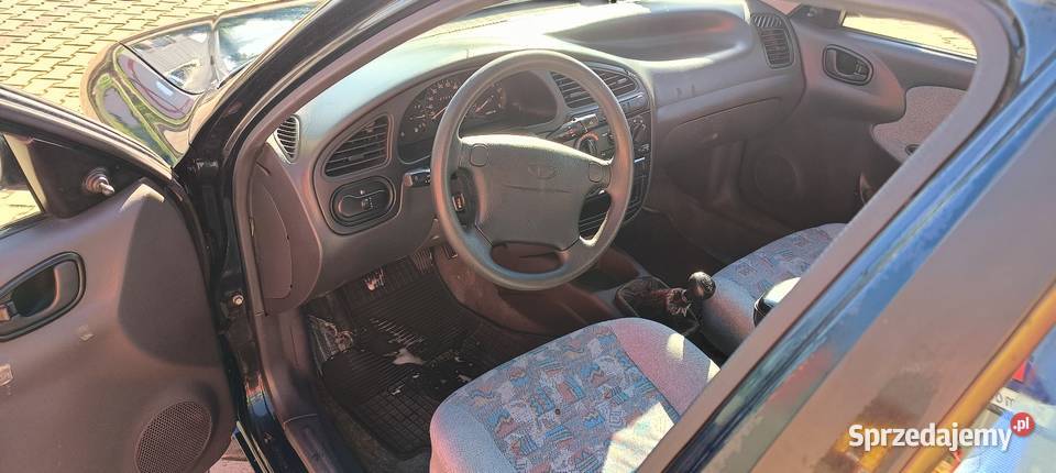 Daewoo Lanos Salon Polska 1 wł 15 100 welurowa tapicerka Motoryzacja sprzedam