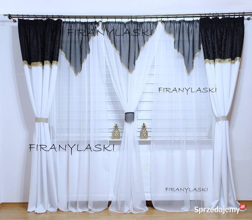 Firana 400x250 firany białe czarne firanki do Dom i Ogród Radzyń Podlaski