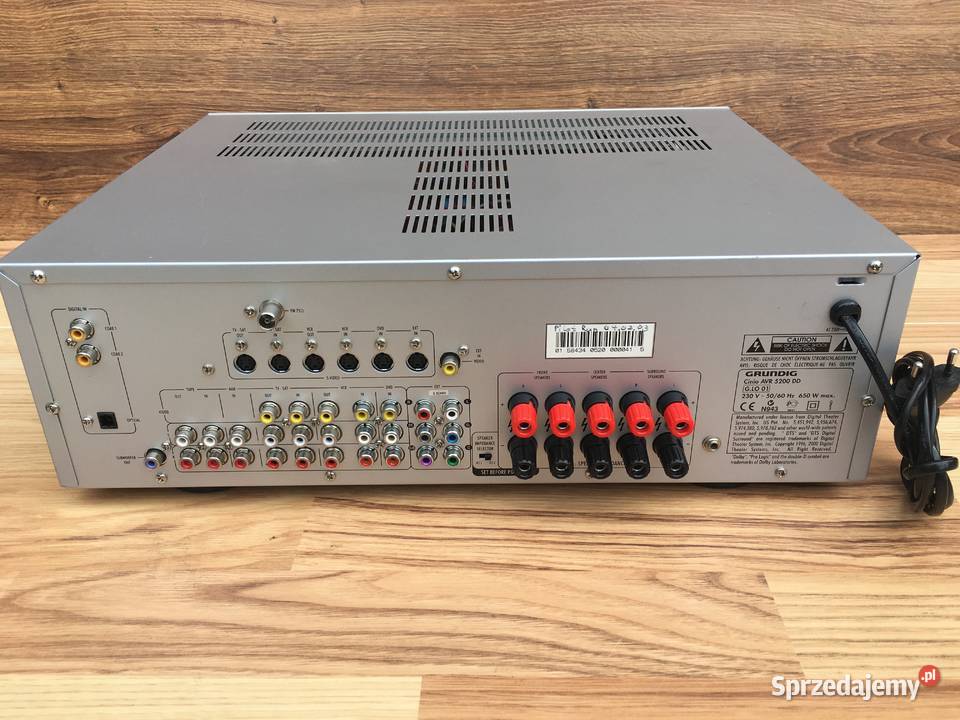 Amplituner Grundig Cinio AVR 5200 DD 650 Watt Opole