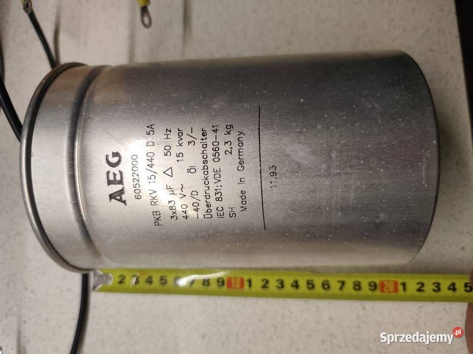 AEG Kondensatory mocy biernej Bielsko-Biała sprzedam