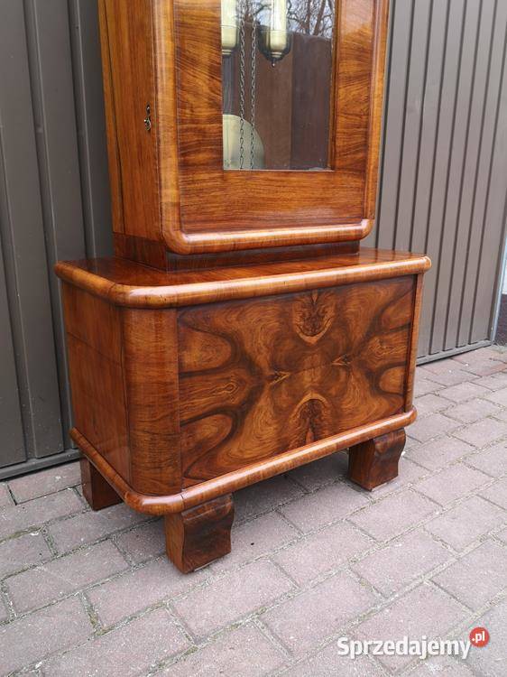 Zegar ArtDeco Stojący Orzech Stary Antyk Swarzędz sprzedam