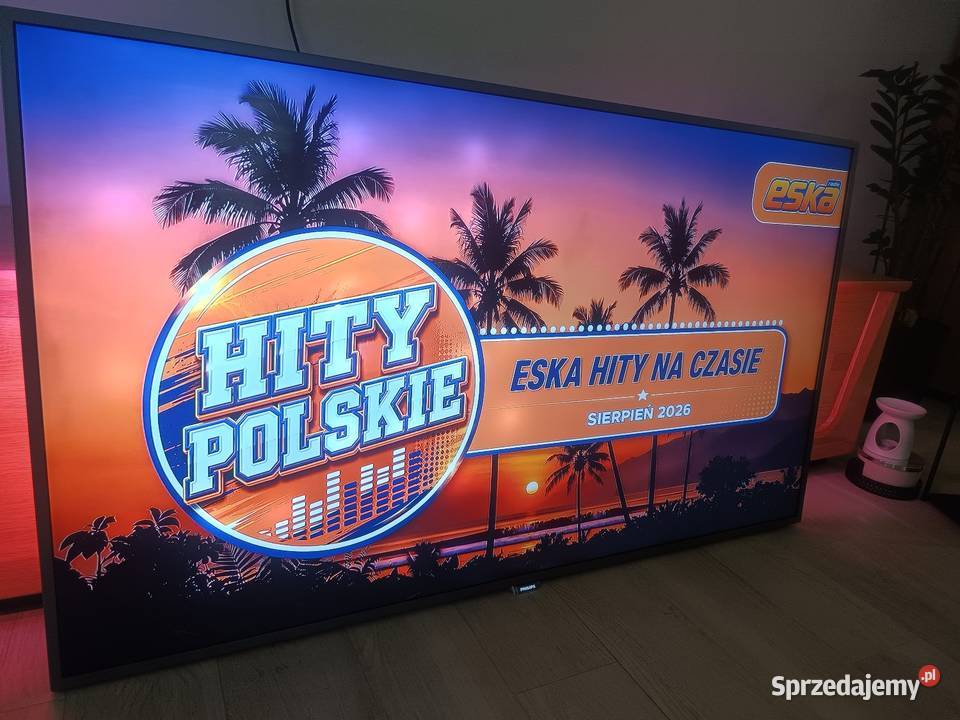 Telewizor 55 Philips widać wypalone ledy Philips lubelskie Polichna sprzedam
