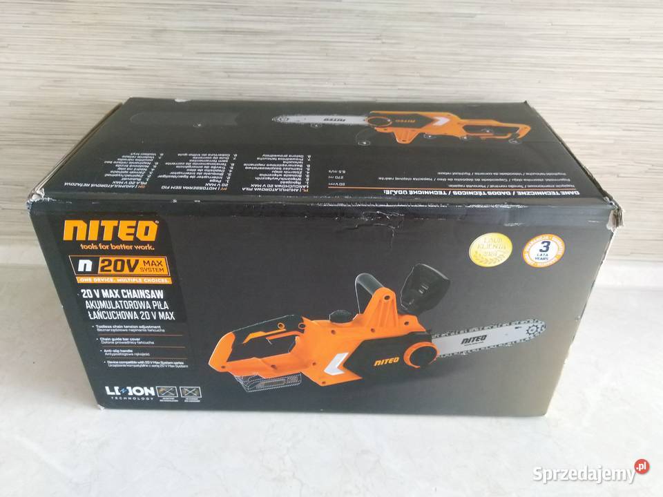 NAJTANIEJ Akumulatorowa Piła Łańcuchowa Pilarka