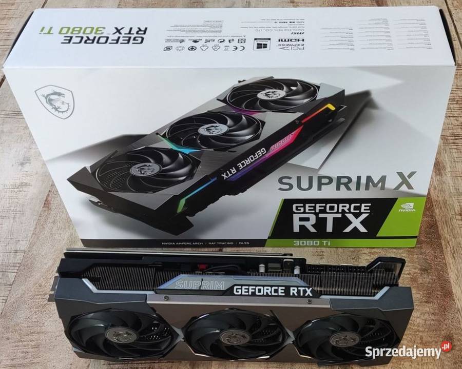 Msi GeForce rtx 3080 TI Suprim X Komputery i Akcesoria Warszawa