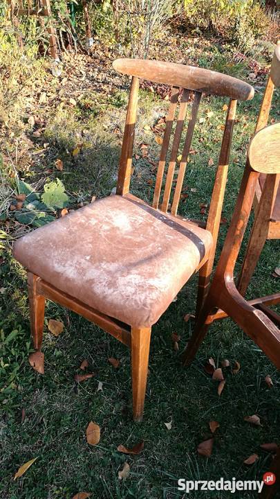 Unikatowe Krzesła Prl Hałas Zieliński Stolarskie Wrocław