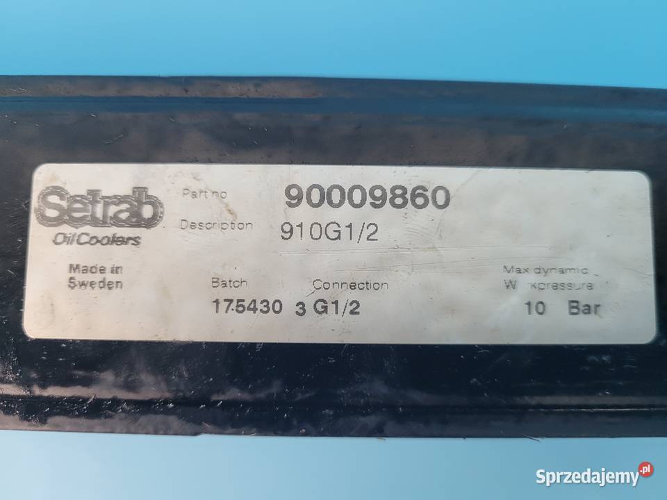 CASE IH PUMA 145 12r CHŁODNICA OLEJU SETRAB Kolno