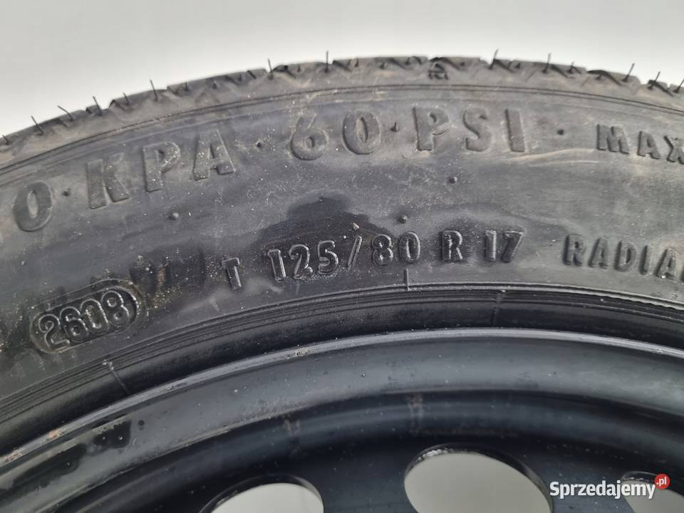 KOŁO DOJAZDOWE Mercedes CLK W209 12580 R17 5x112 lubelskie Chełm