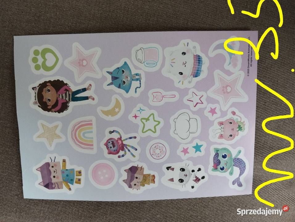 Dziewczynki stworki naklejki Siemiatycze