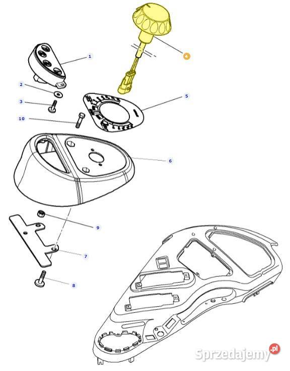 Potencjometr AGCO Challenger Massey Ferguson podlaskie