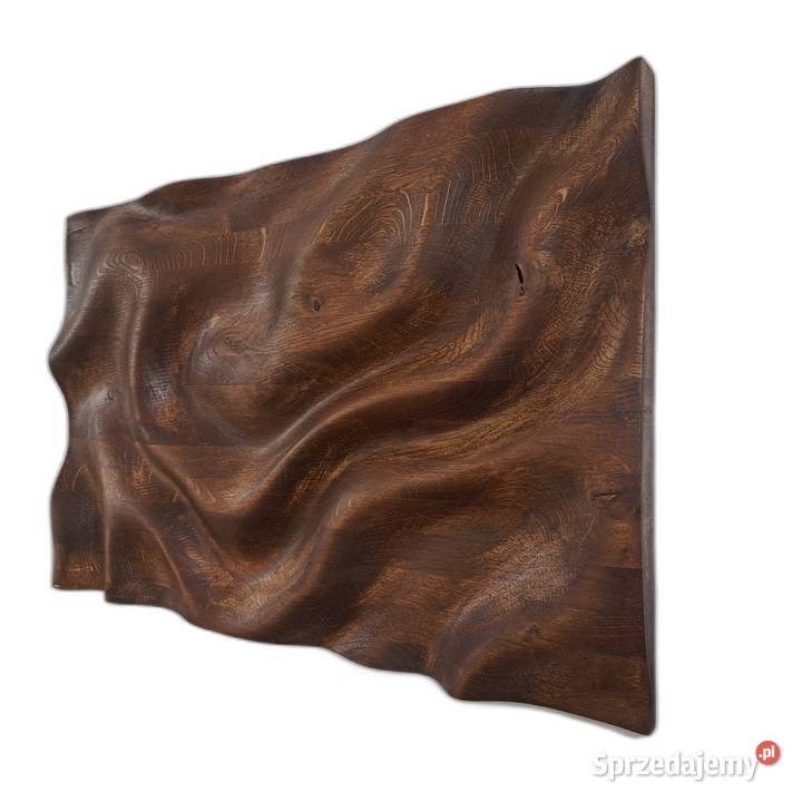 Fala Drewniana Abstrakcja 3D Malechowo