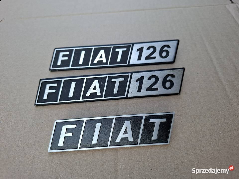Emblemat znaczek logo Polski Fiat 126p Maluch Strzelce Opolskie