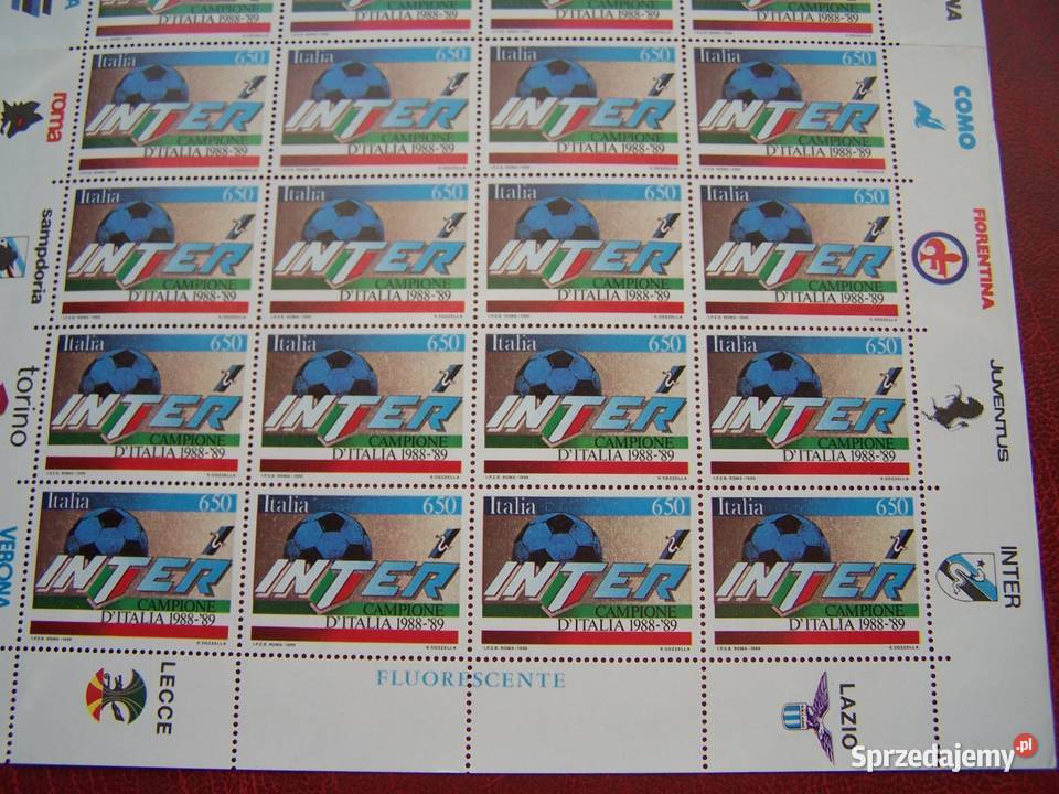 Włochy 1989 MNH Mi 2090 Sport Piłka nożna INTER Tychy